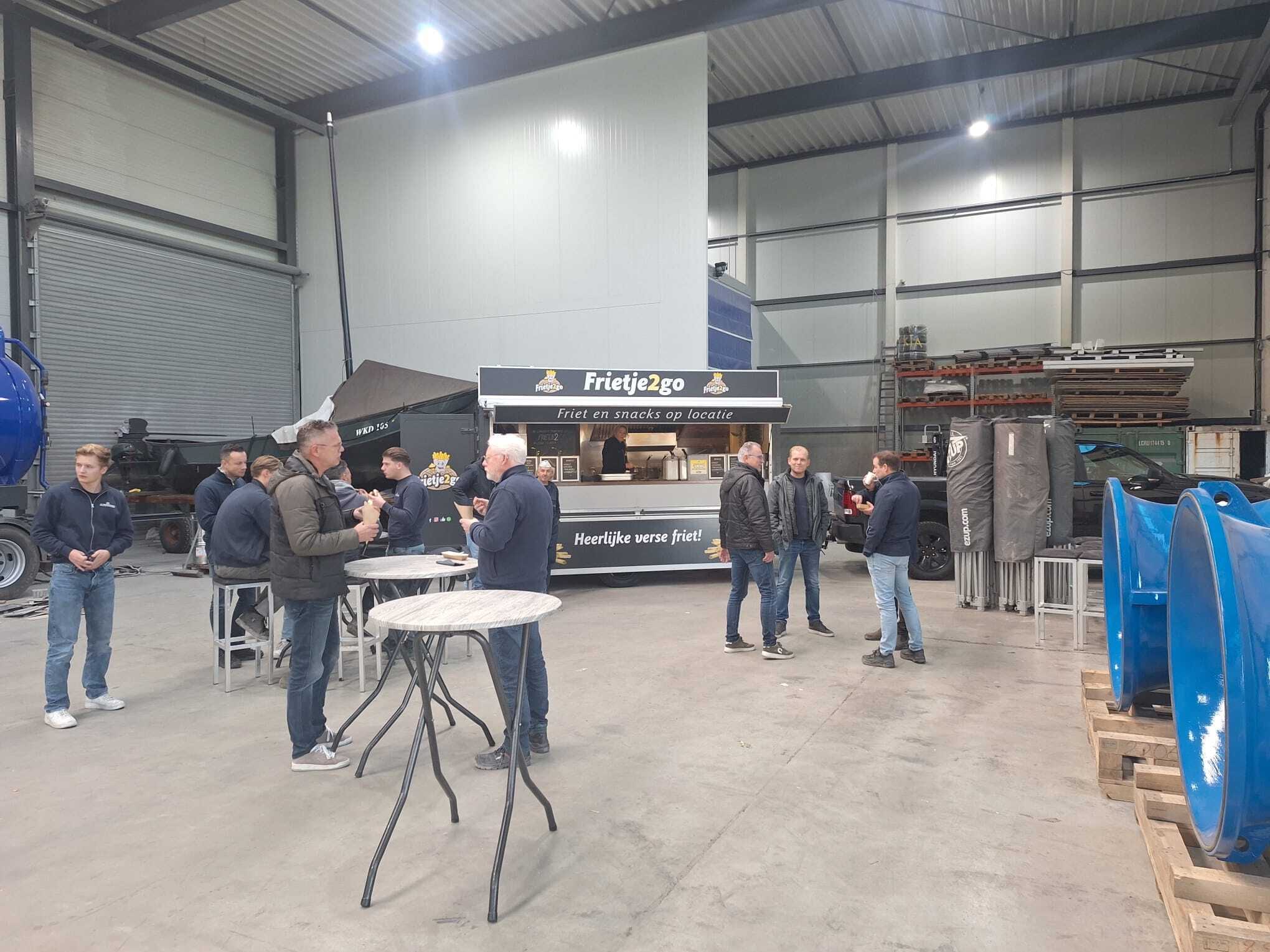 Verse friet uit de Frietje2go foodtruck in Dordtse Kil, Dordrecht